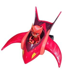 PJ Masks Owlette Owl Glider Vehicle and Action Figure Set Red 2160HSC01